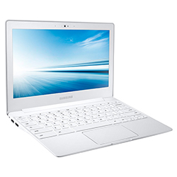 Samsung Chromebook 2 11.6" Left Angle White View
