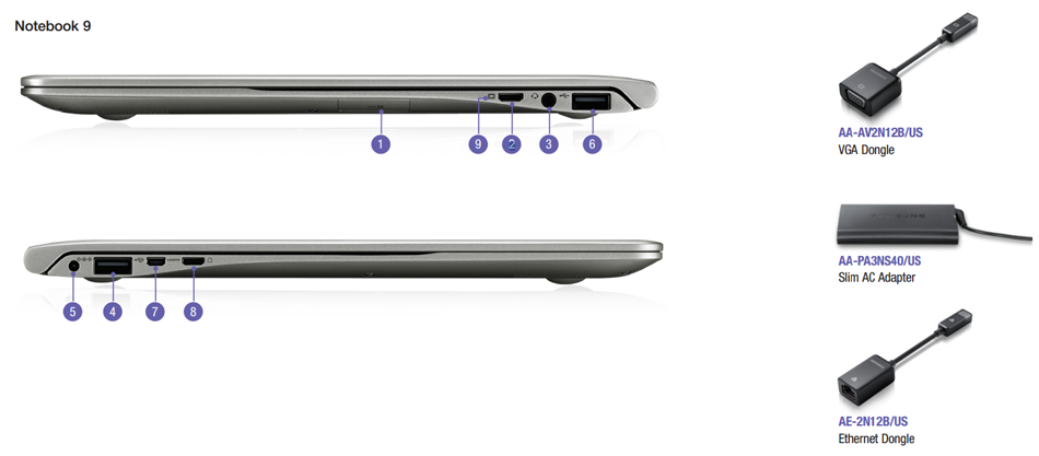 Notebook 9 13.3" for Business Specifications