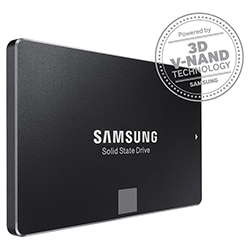 Samsung SSD 850 EVO 2.5" SATA III 120GB Left Angle View