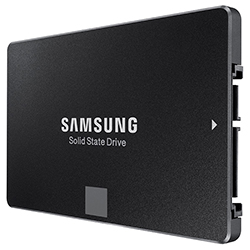 Samsung SSD 850 EVO 2.5" SATA III 500GB Right Angle View
