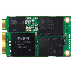 Samsung SSD 850 EVO mSATA 120GB Back View