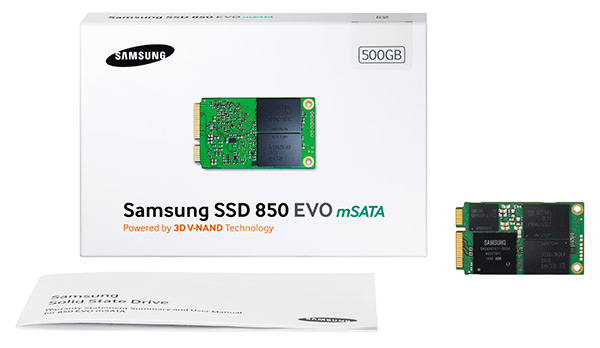 Samsung SSD 850 EVO mSATA 500GB