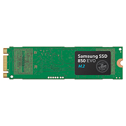 Samsung SSD 850 EVO M.2 120GB Back View
