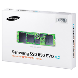 Samsung SSD 850 EVO M.2 120GB Box View