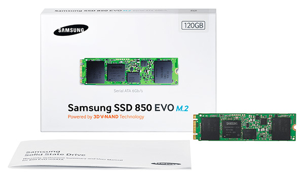 Samsung SSD 850 EVO M.2 120GB