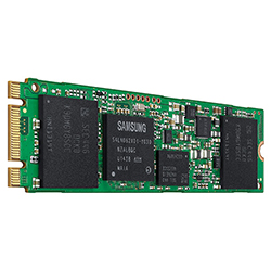 Samsung SSD 850 EVO M.2 500GB Front Left Angle View
