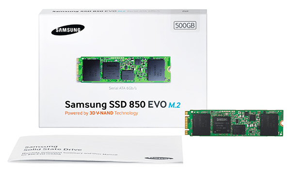 Samsung SSD 850 EVO M.2 500GB