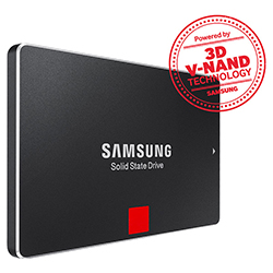 Samsung SSD 850 PRO 2.5" SATA III 512 Left Angle View