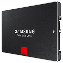 Samsung SSD 850 PRO 2.5" SATA III 512 Front Right Angle View