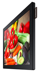 Samsung DB10D DB-D Series 10 Edge Lit LED Display Side View