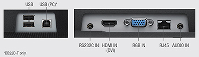 DB22D-P & DB22D-T Connectivity