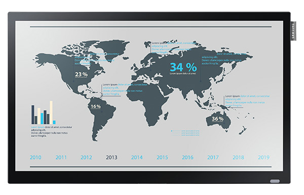 Samsung DB22D-T - DB-D Series 22" Slim Direct-Lit LED Touchscreen Display