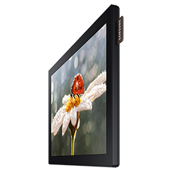 Samsung DB10E-T - DB-E Series 10.1" Edge-Lit LED Touchscreen Display Right Angle View