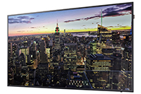 Samsung QB75H - QB-H Series 75" Edge-Lit 4K UHD LED Display (Right Perspective)