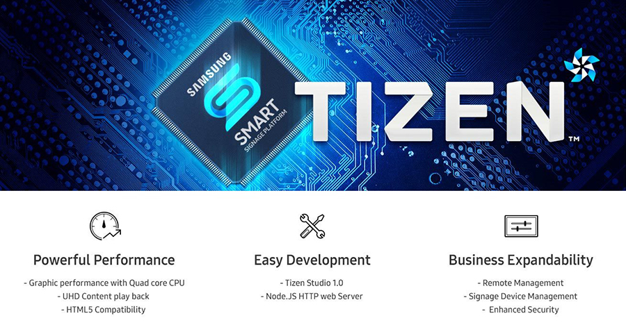 Enjoy Greater Operational Flexibility with the TIZEN OS