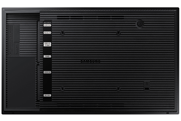 Samsung QB24R - 24-inch FHD Display (Rear View)