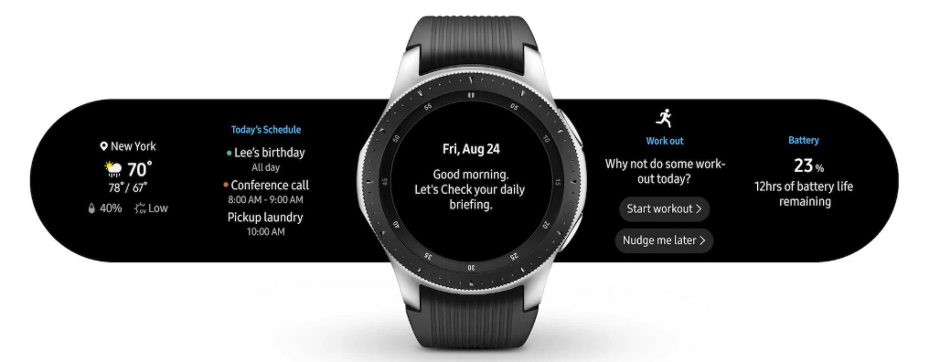 Galaxy Watch  daily rundown