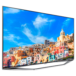 Samsung 46" 890 Series Edge-Lit Ultra-Thin LED Hospitality TV Left Angle View