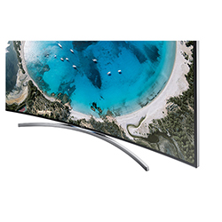 Samsung 55" 890V Series Curved LED Hospitality TV Bottom Detail View