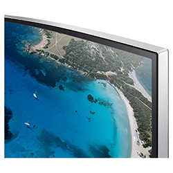 Samsung 55" 890V Series Curved LED Hospitality TV Top Detail View
