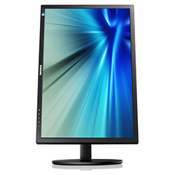 Samsung S22B420BW - 22" 420 Series Business LED Monitor Pivot Angle View