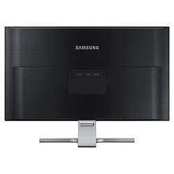 Samsung U28D590D - UHD 28" Monitor with Metallic Easel Stand Back View