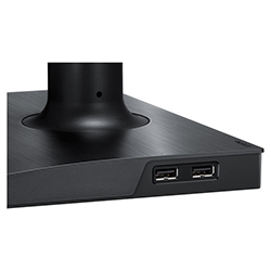 Samsung 24" SC650 Series LED Monitor Stand Ports View